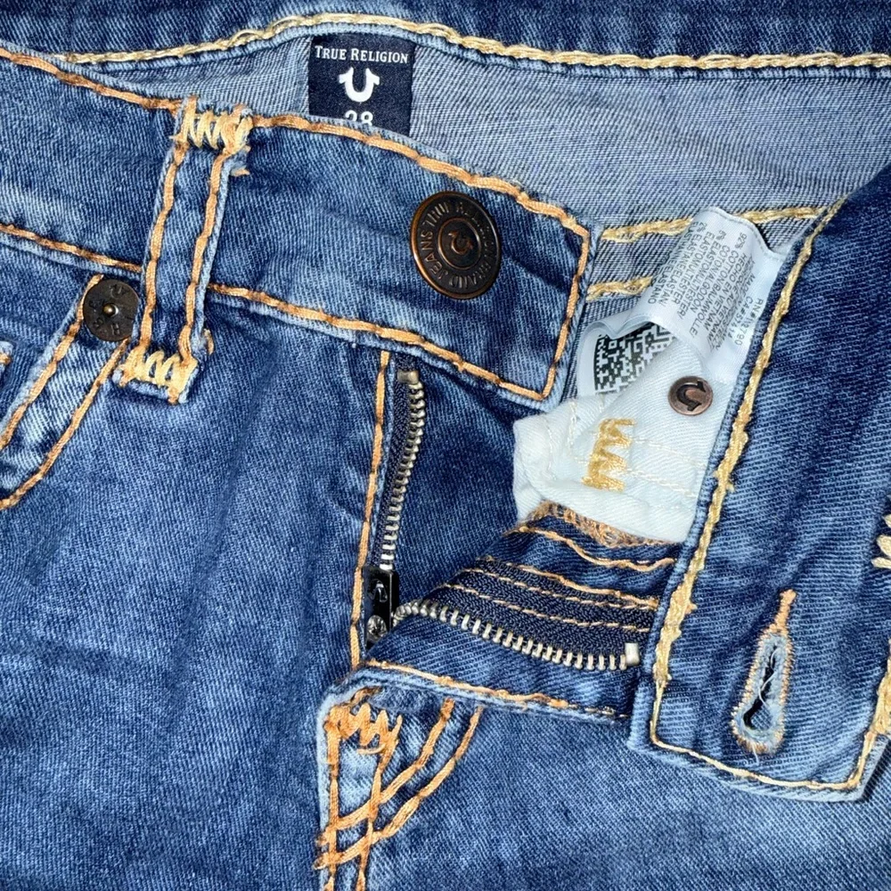 Men’s True Religion Rocco Relaxed Skinny Jeans Size 28 (Stretch)